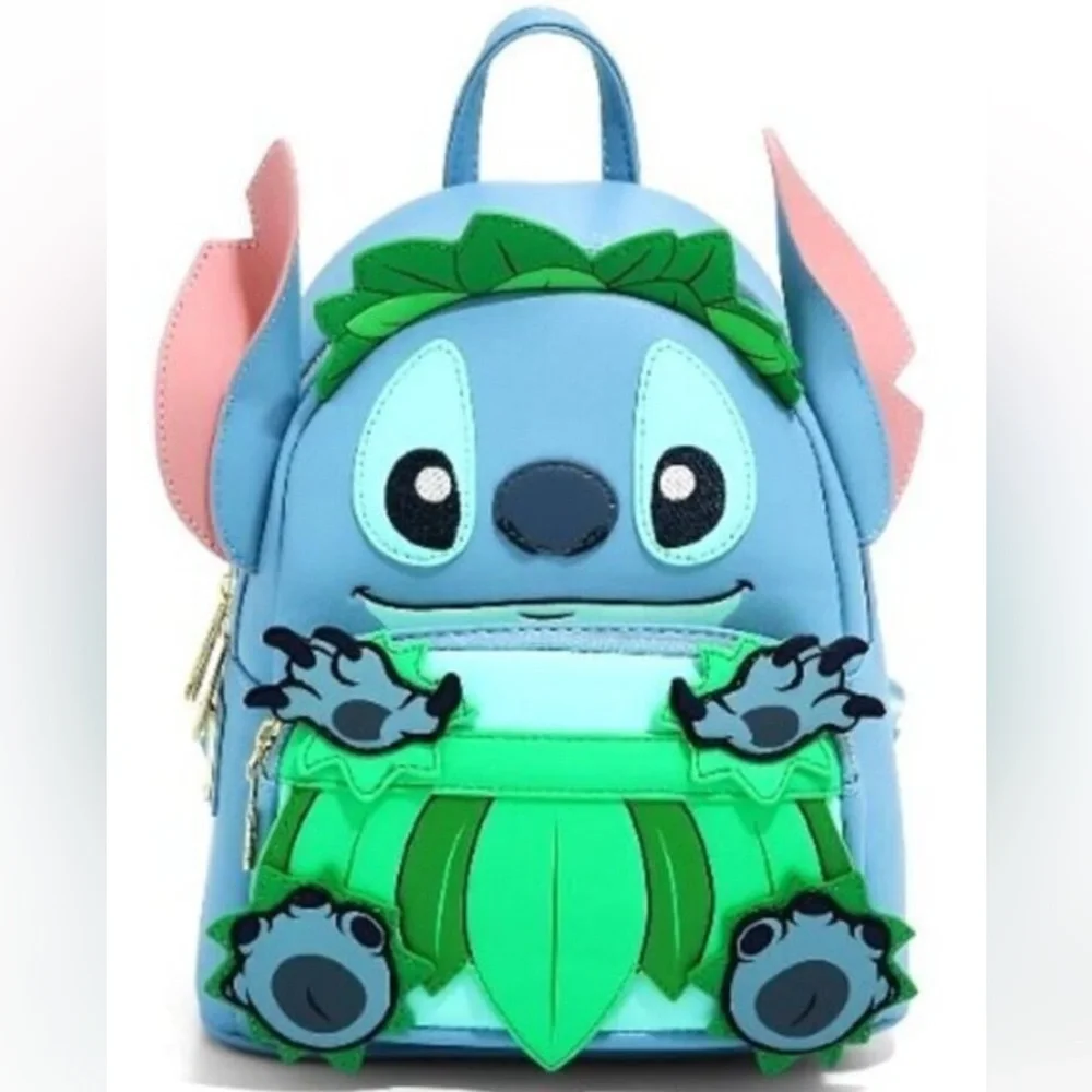 Loungefly Disney Lilo and Stitch Luau Stitch Mini Backpack